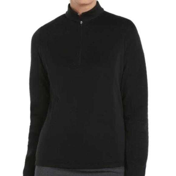 Patagonia Capilene Fleece Jacket Black Women's Medium 1/4 Zip Up - Picture 1 of 9